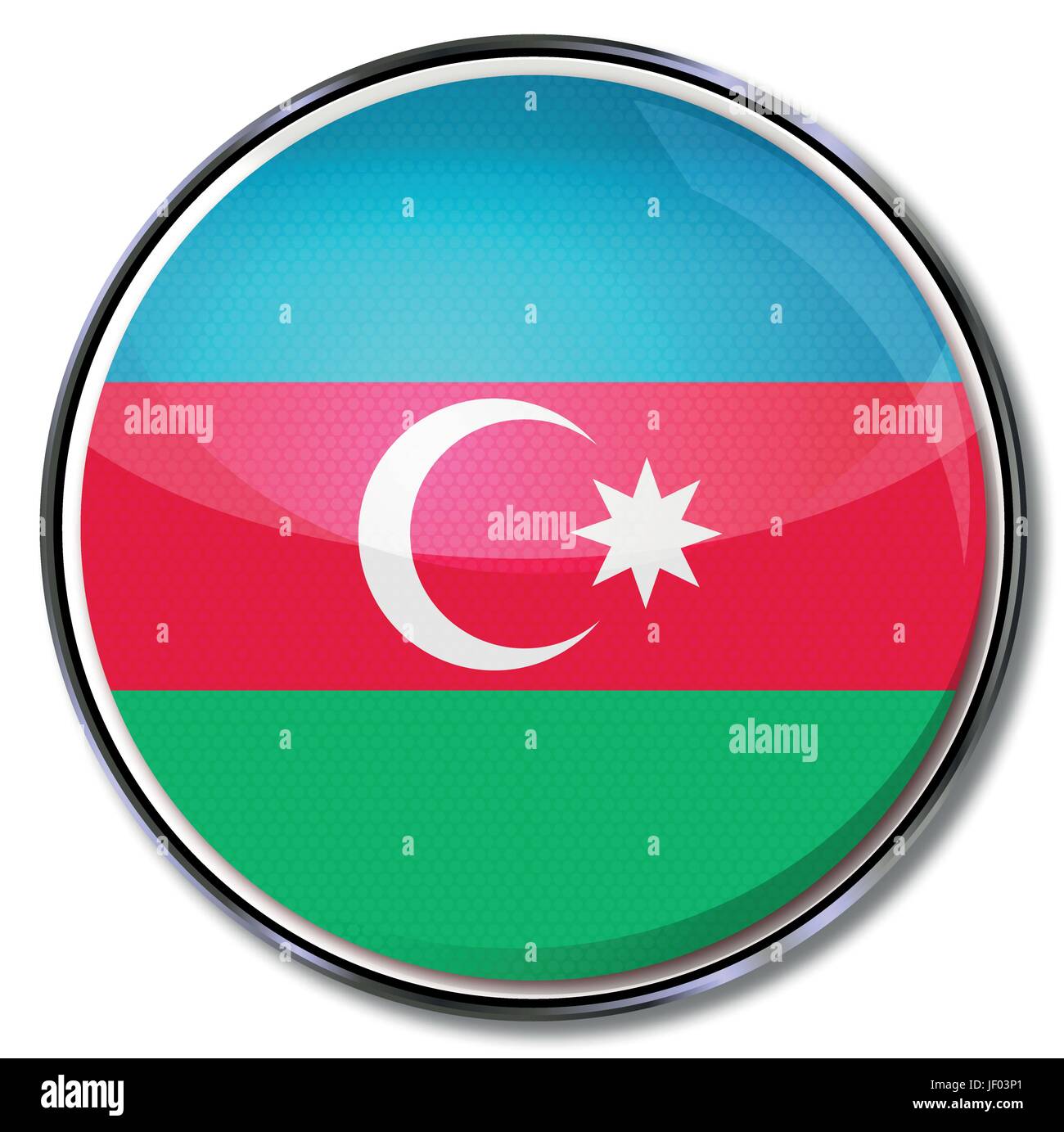 asia, moon, azerbaijan, caucasus, asia, moon, euro, flag, border, azerbaijan, Stock Vector