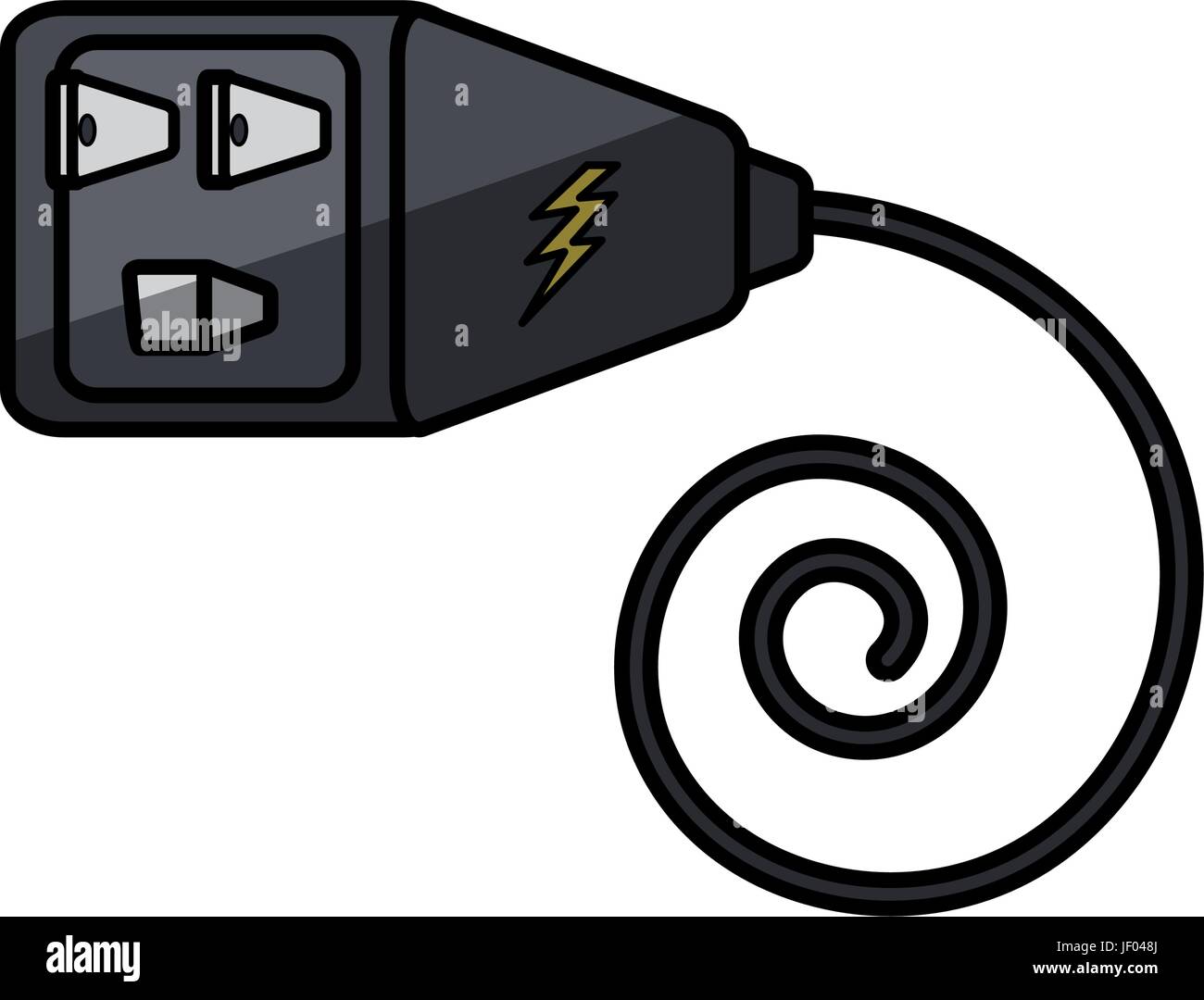 isolated electric plug Stock Vector Image & Art - Alamy