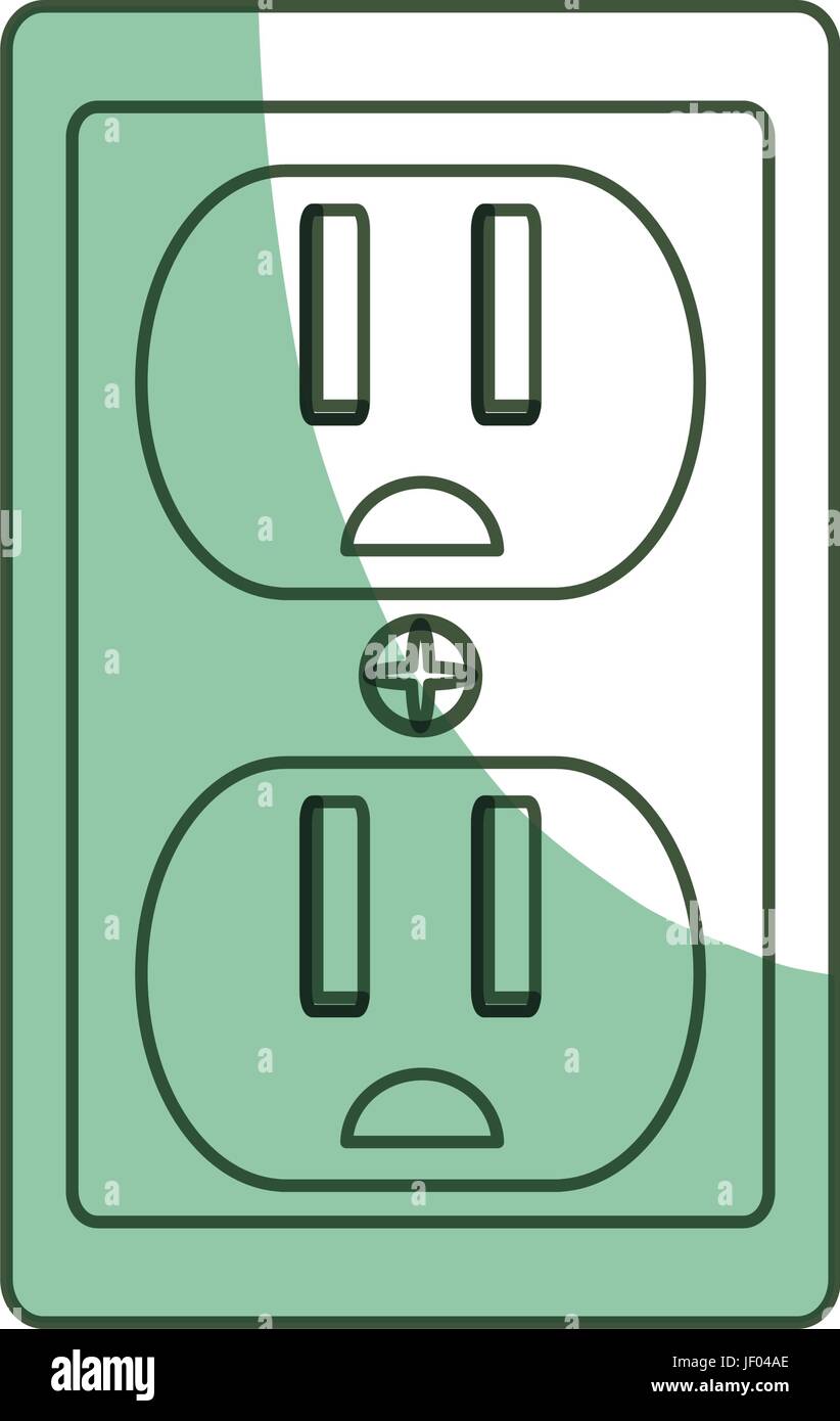 isolated electric plug Stock Vector Image & Art - Alamy