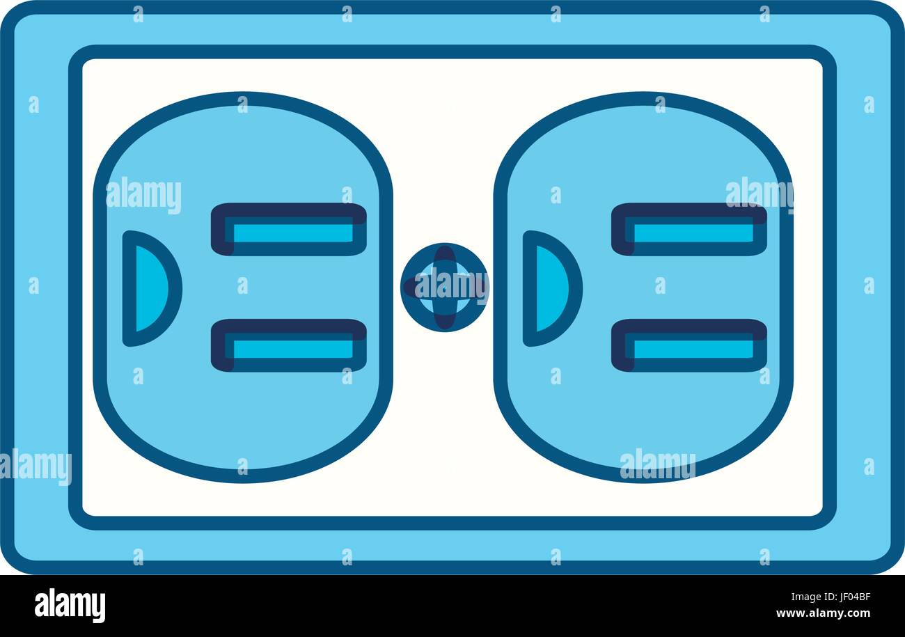 isolated electric plug Stock Vector Image & Art - Alamy