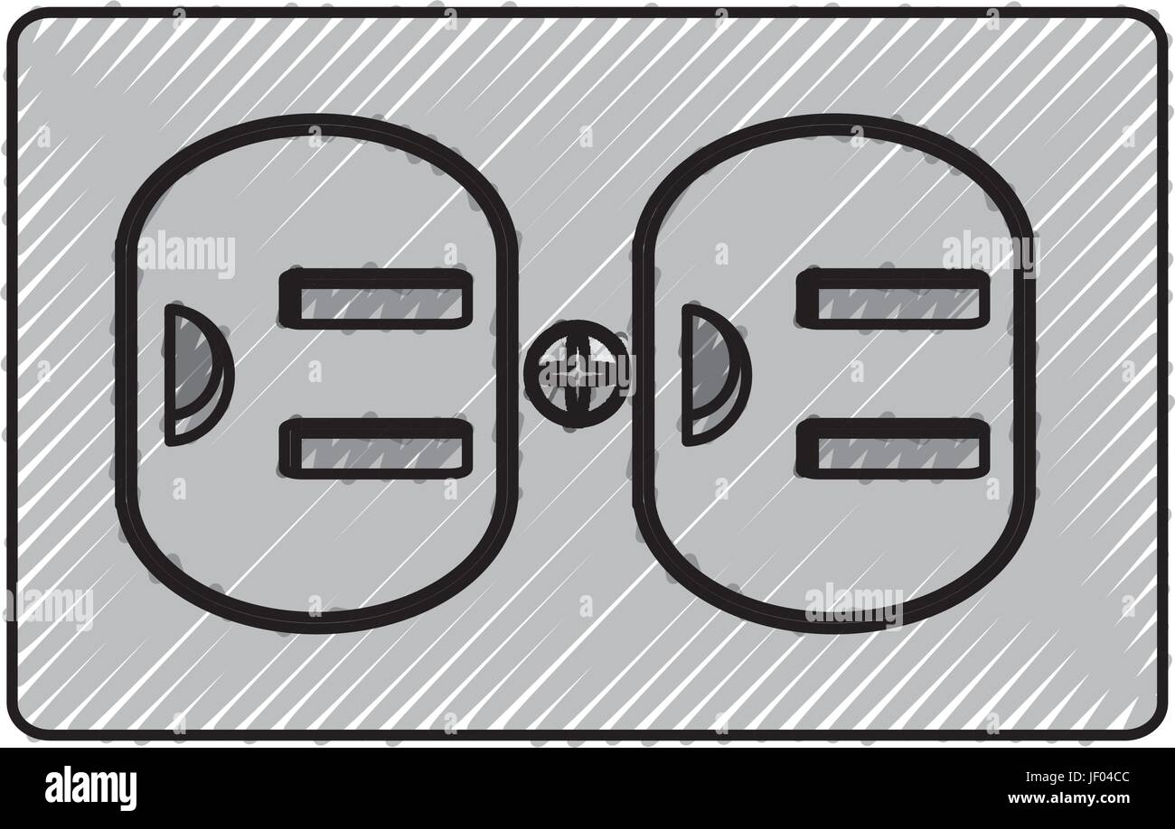 isolated electric plug Stock Vector Image & Art - Alamy
