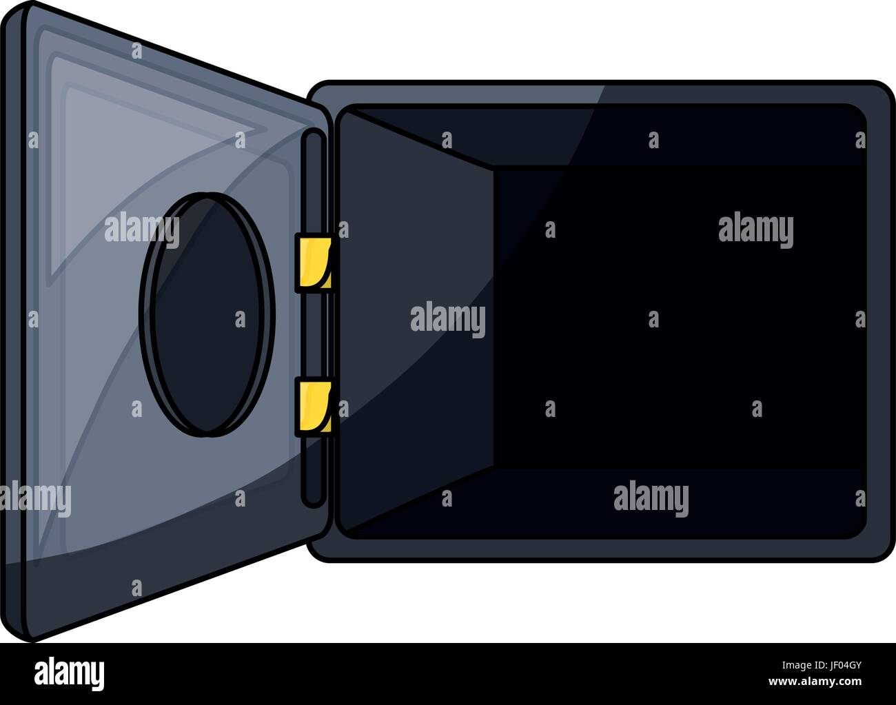 isolated money security box Stock Vector Image & Art - Alamy