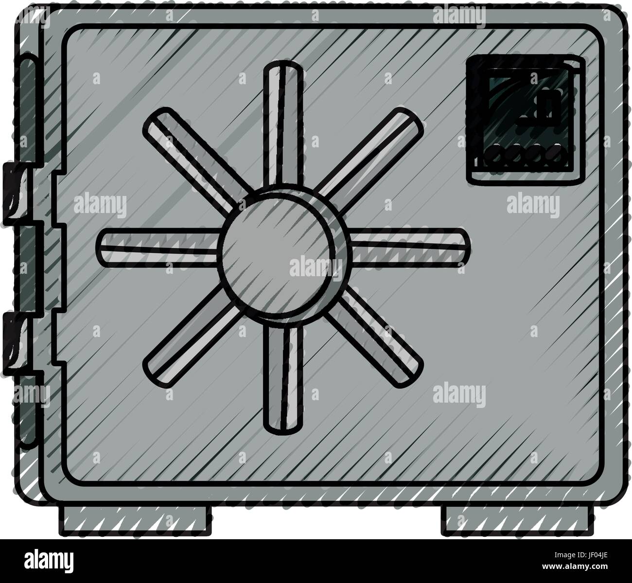 isolated money security box Stock Vector Image & Art - Alamy