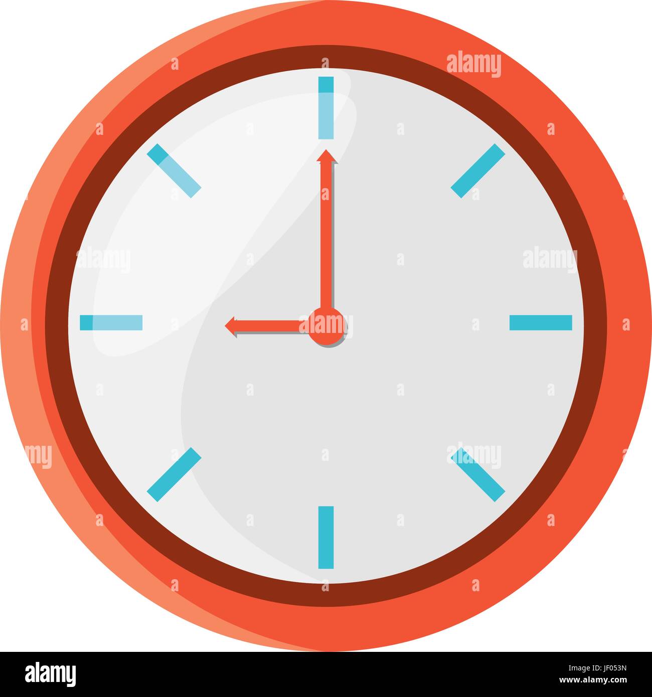 isolated round clock Stock Vector Image & Art Alamy