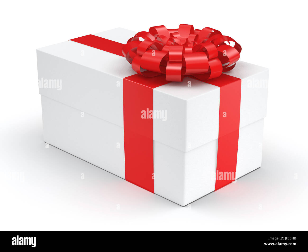 White gift box Stock Photo - Alamy