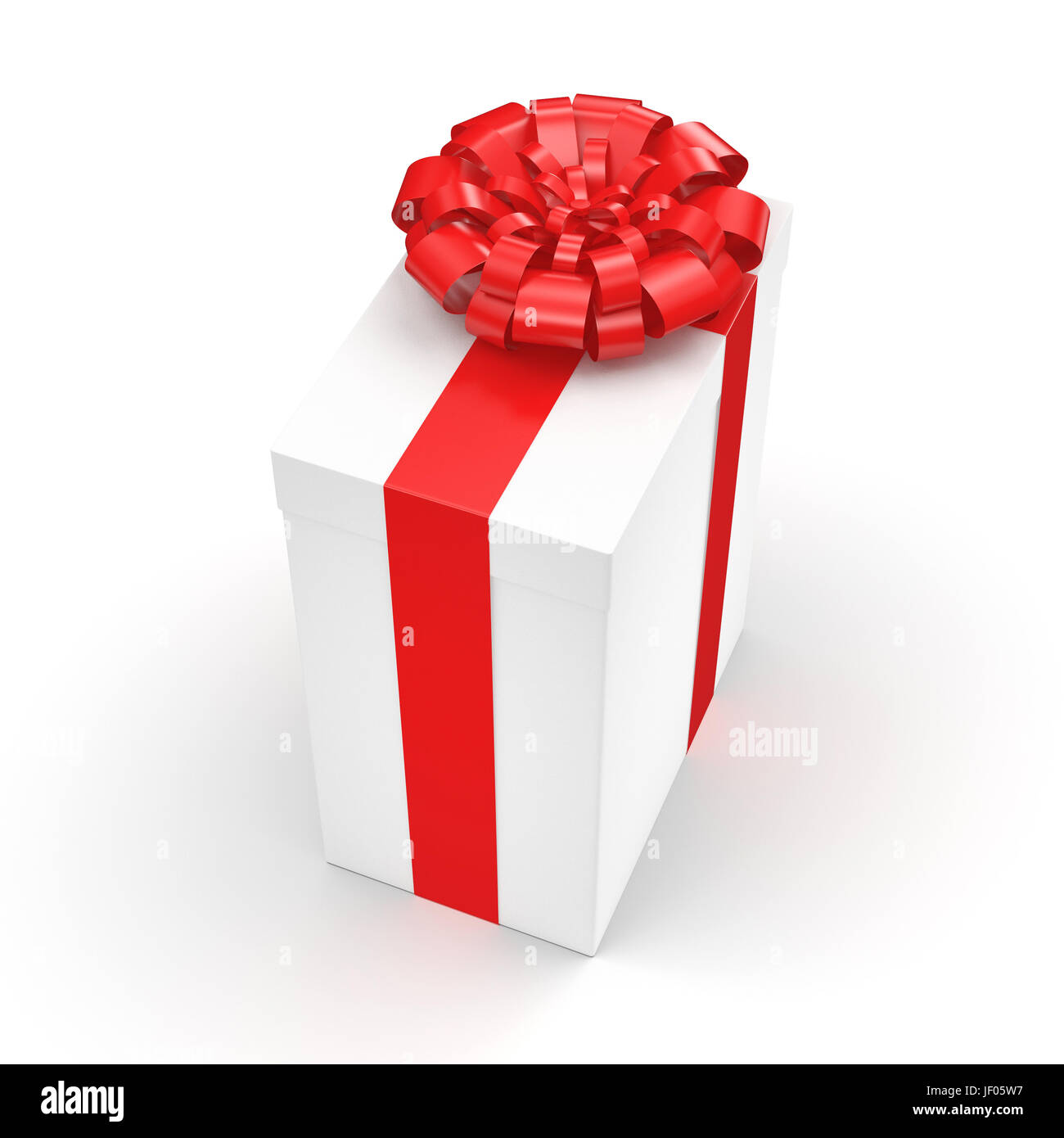 White gift box Stock Photo - Alamy