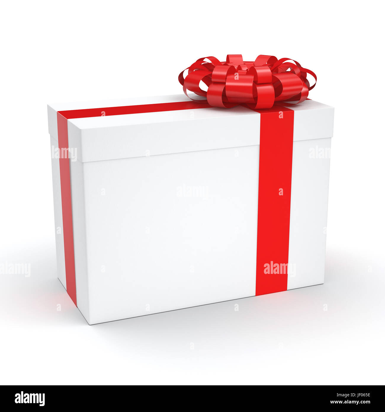 White gift box Stock Photo - Alamy