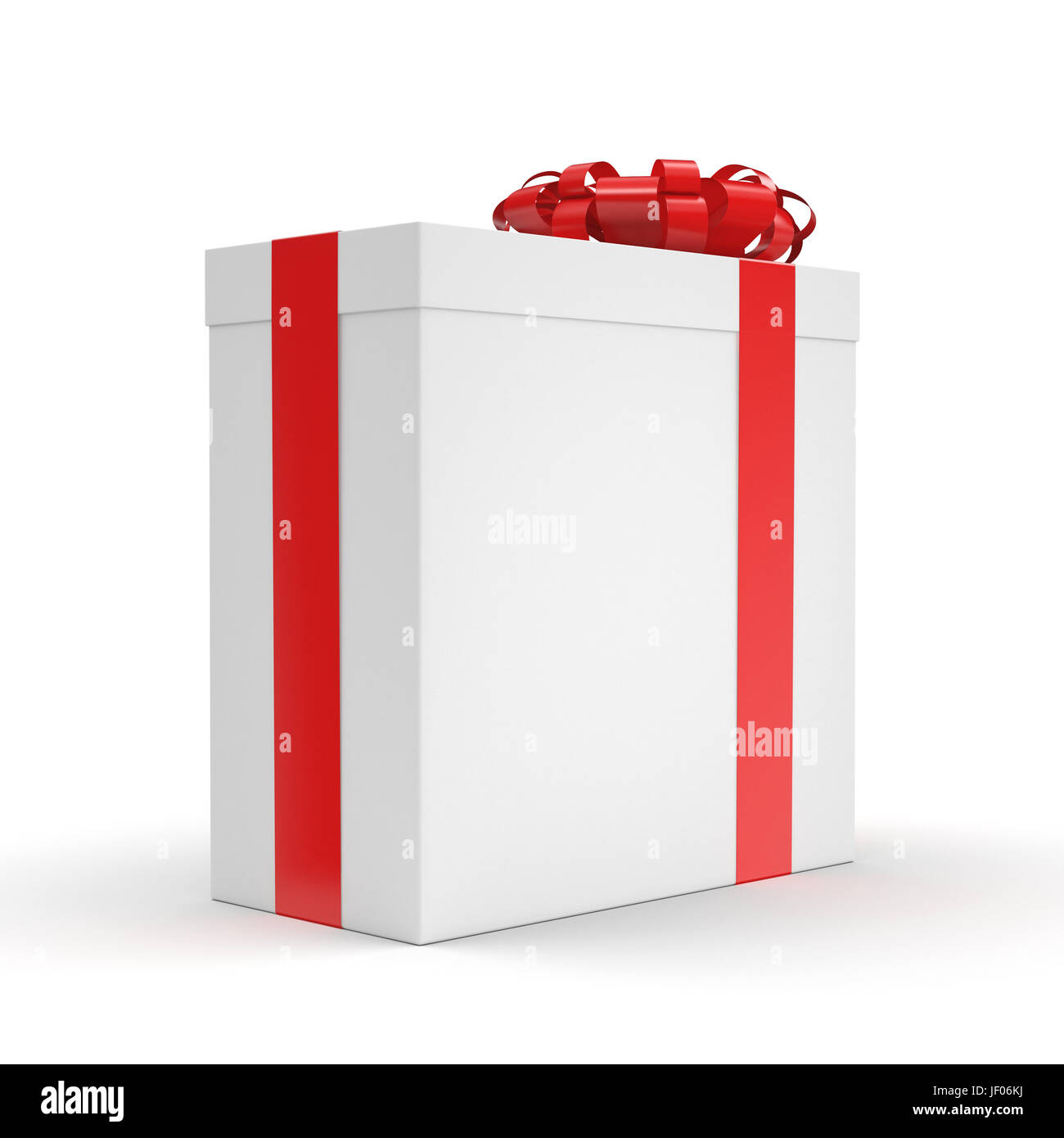 White gift box Stock Photo - Alamy