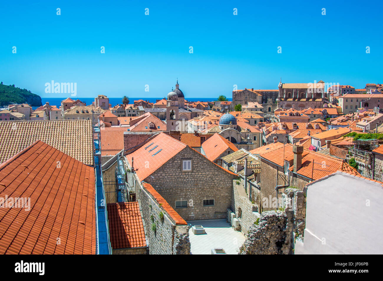 Rooftops in Dubronik, Croatia Stock Photo - Alamy