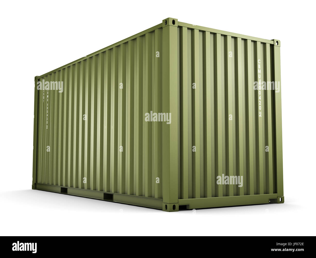 Isolated cargo container Stock Photo Alamy