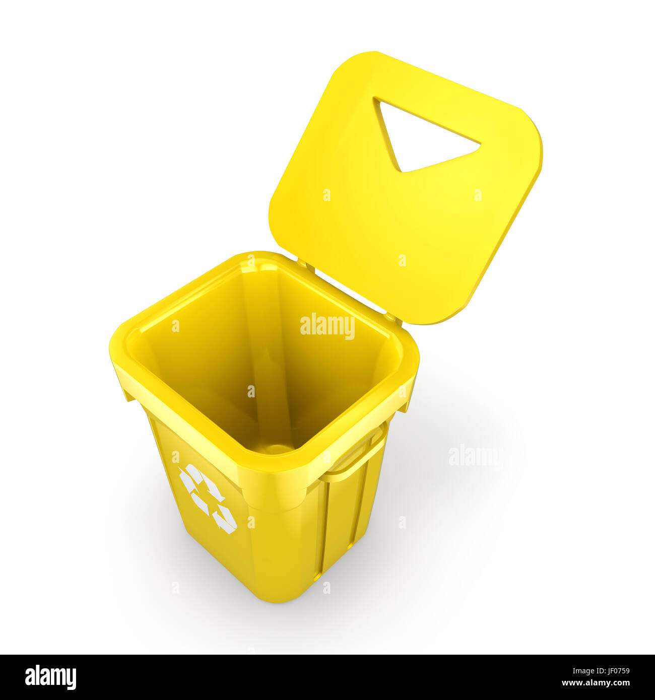 Yellow recycling bin hires stock photography and images Alamy