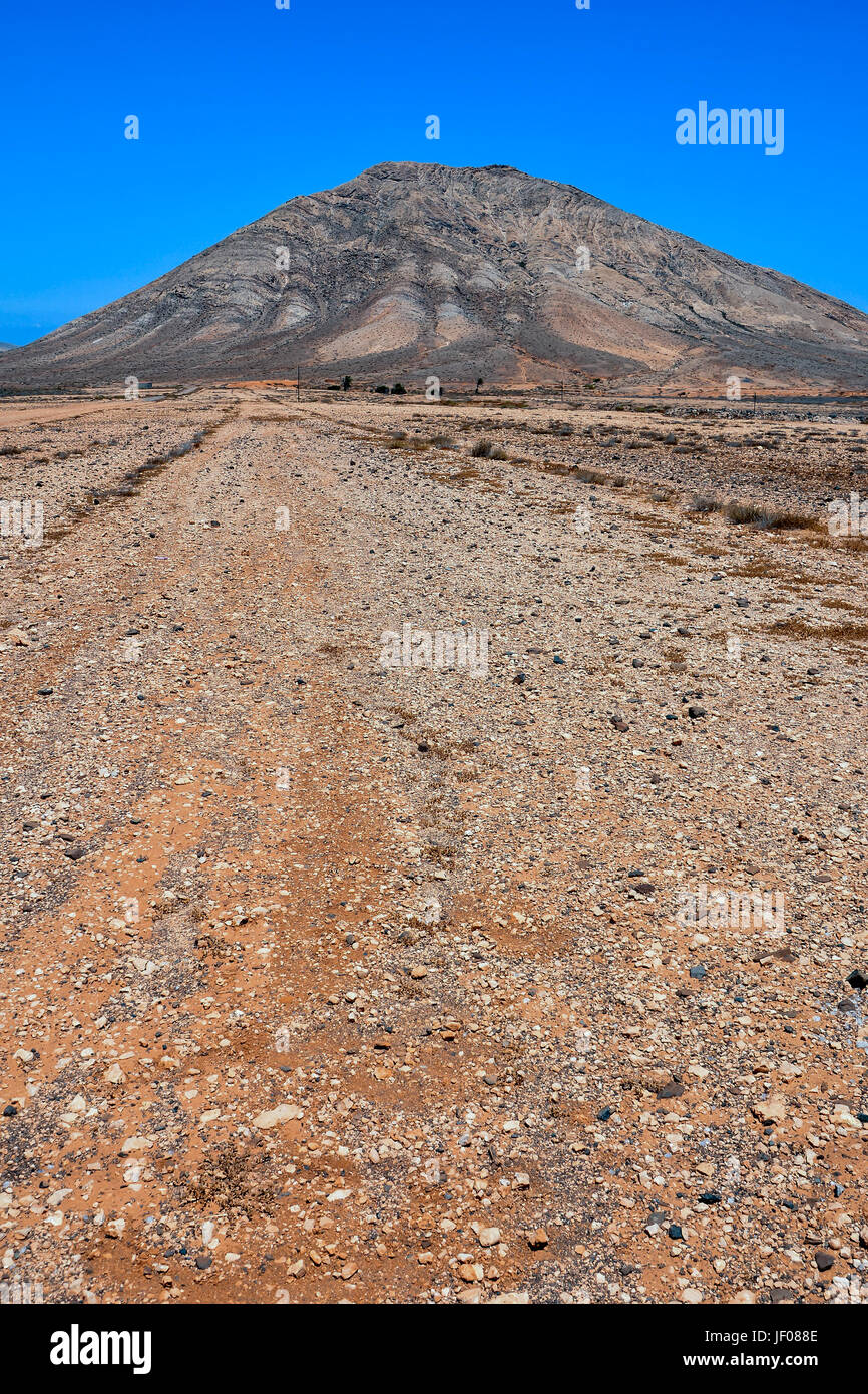 Countryside Desert Dirt Path Stock Photo