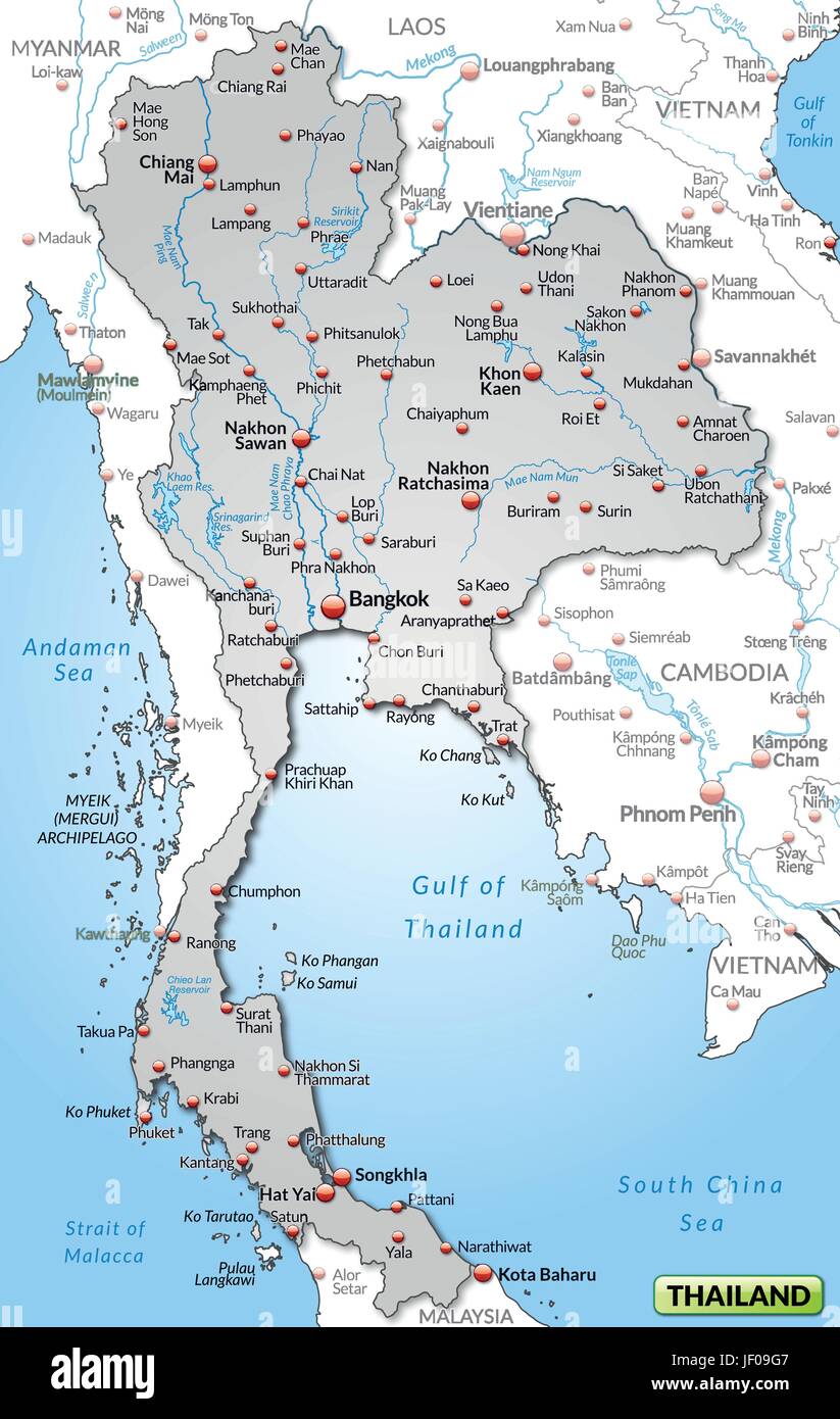 Map thailand hi-res stock photography and images - Alamy map-thailand-hi-res-stock-photography-and-images-alamy