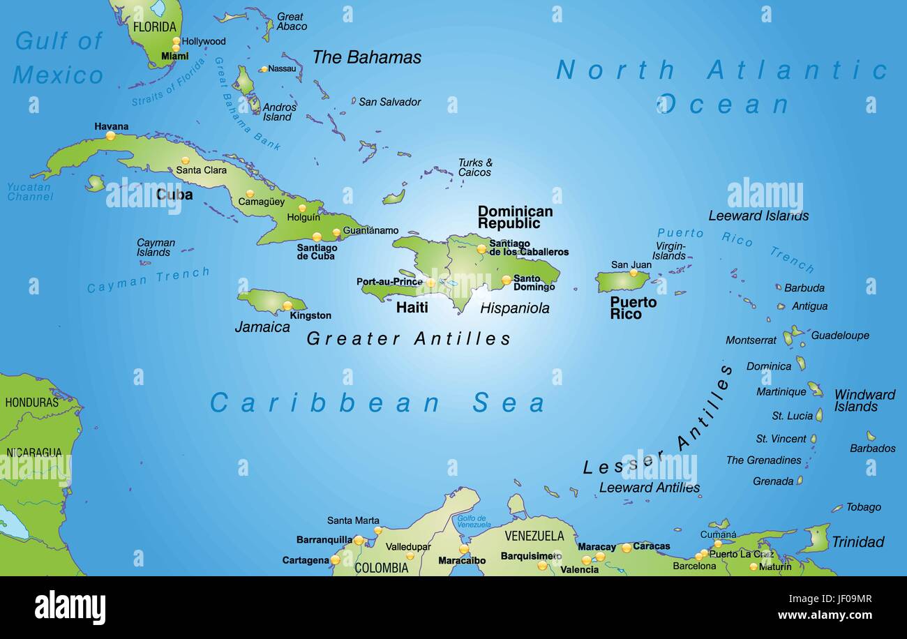 Map of the antilles hi res stock photography and images Alamy Map of the antilles hi res stock photography and images Alamy