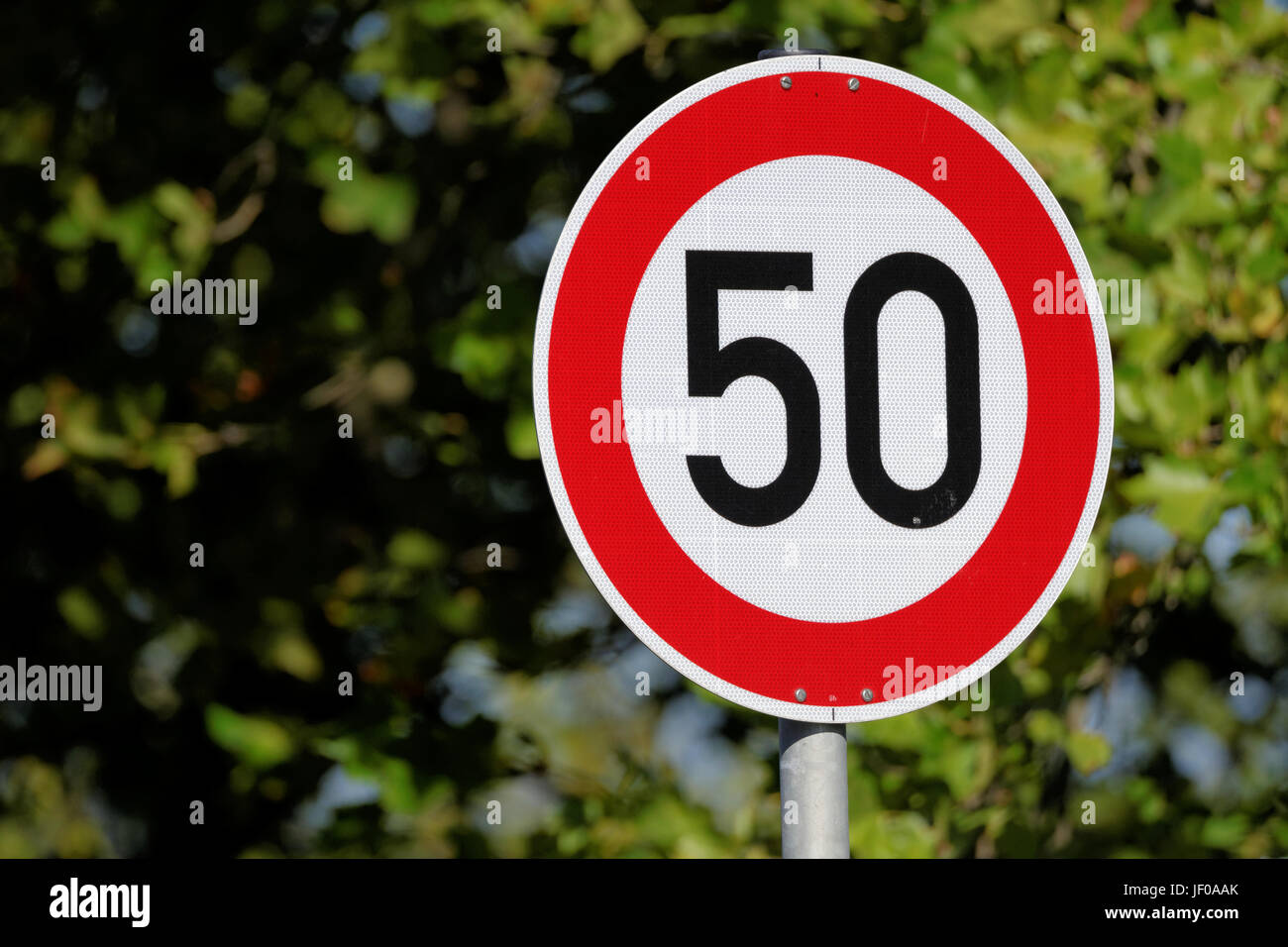 speed limit Stock Photo