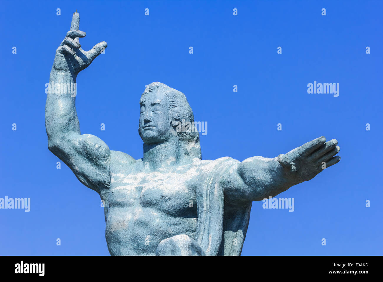 Nagasaki Peace Statue at Nagasaki Peace Park in Nagasaki, Japan Stock Photo Alamy