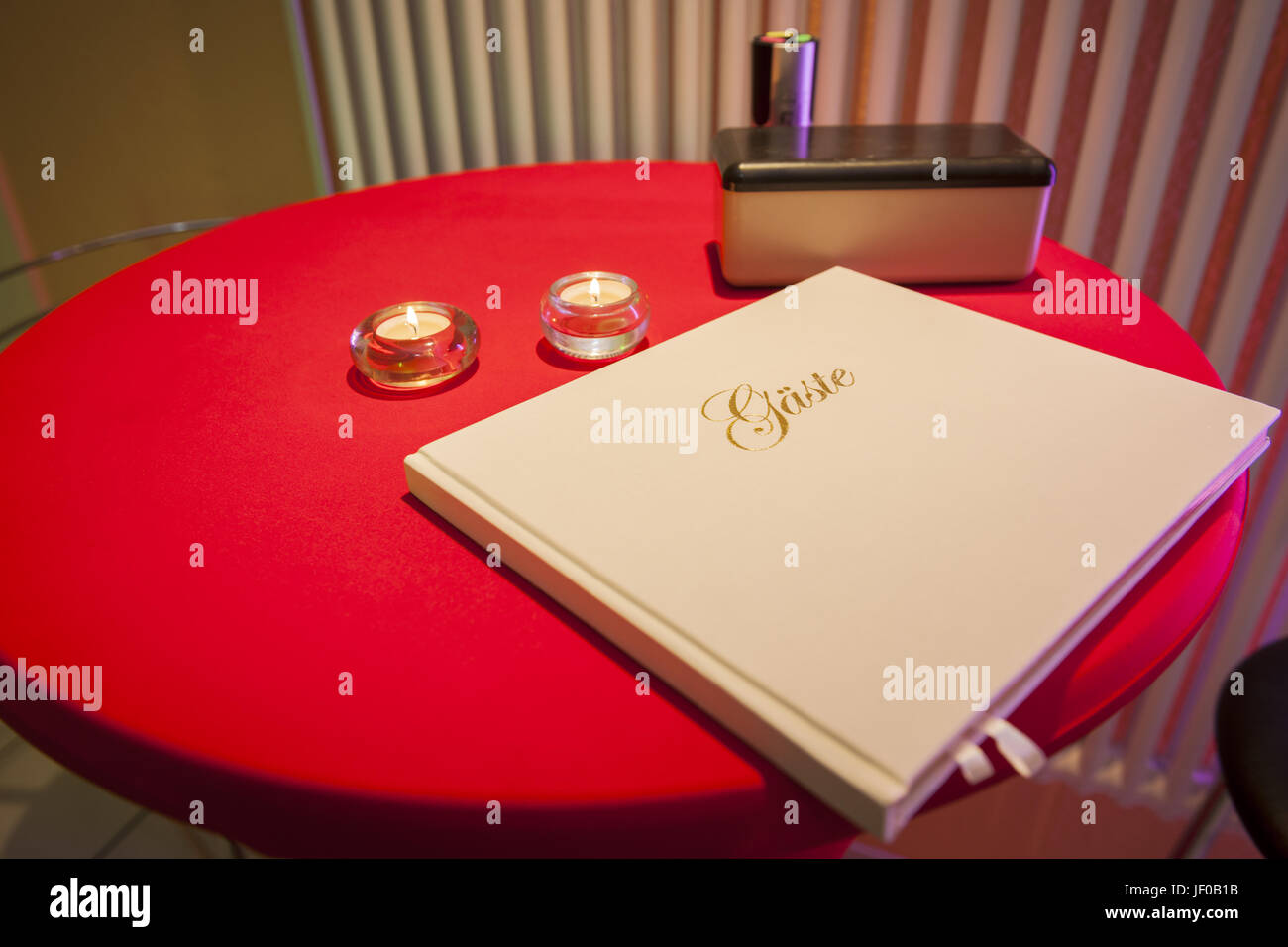 Wedding guest book Stock Photo Alamy