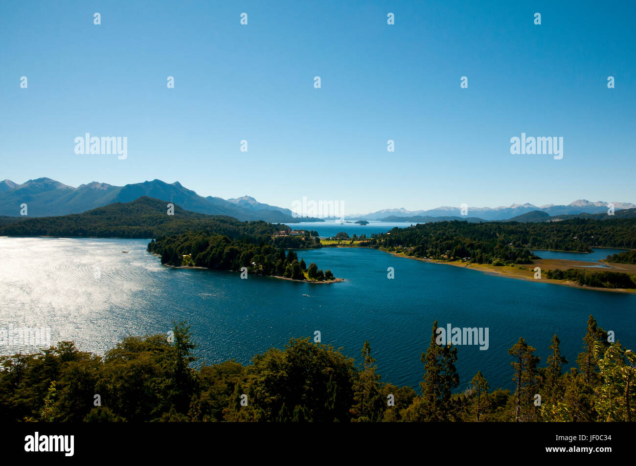 Nahuel Huapi Lake - Bariloche - Argentina Stock Photo