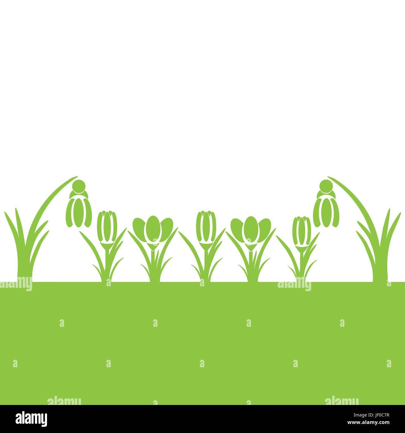 spring flowers Stock Vector