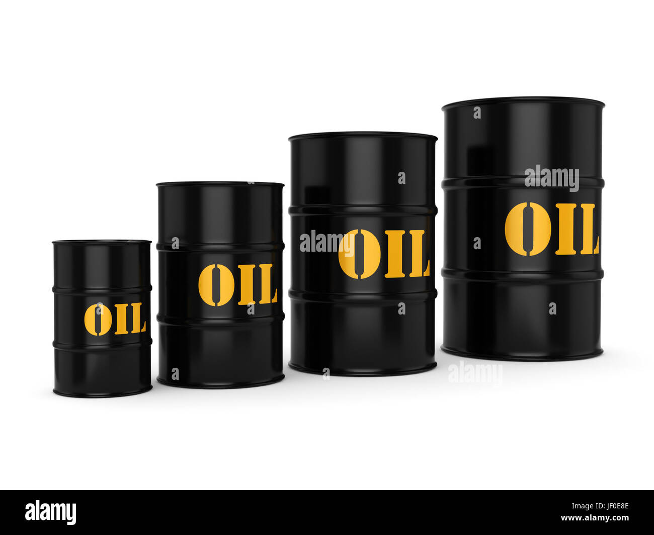 Black oil barrels Stock Photo Alamy