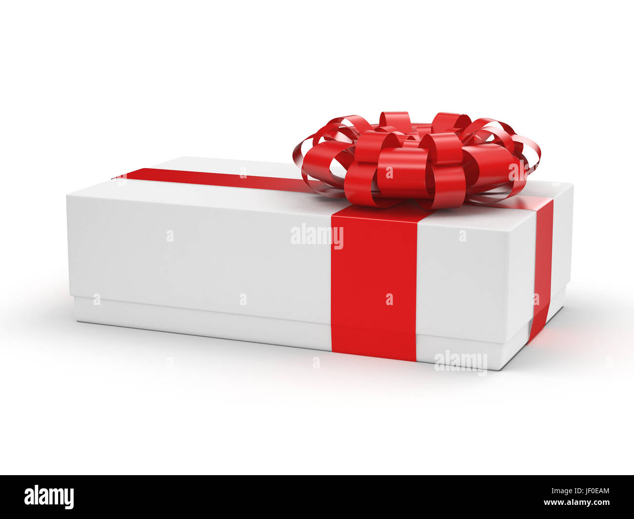 White gift box Stock Photo - Alamy