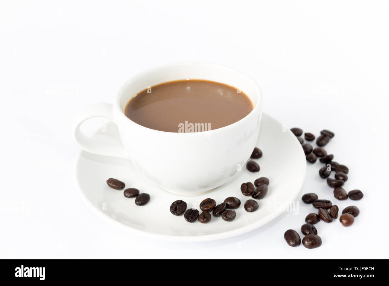 cup of coffee isolated on white background Stock Photo - Alamy