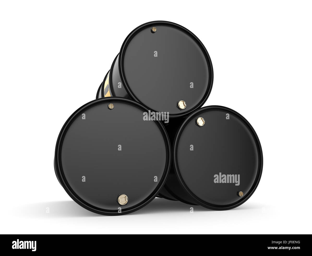 Black oil barrels Stock Photo Alamy