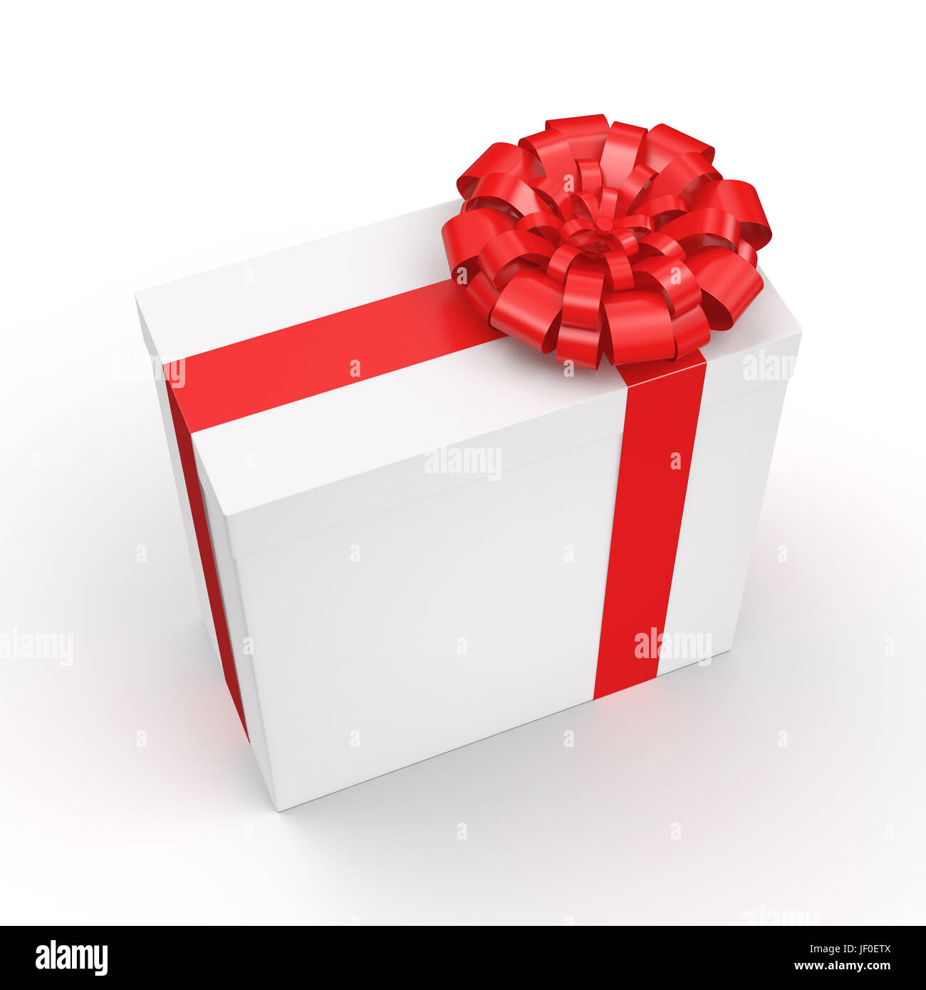 White gift box Stock Photo - Alamy