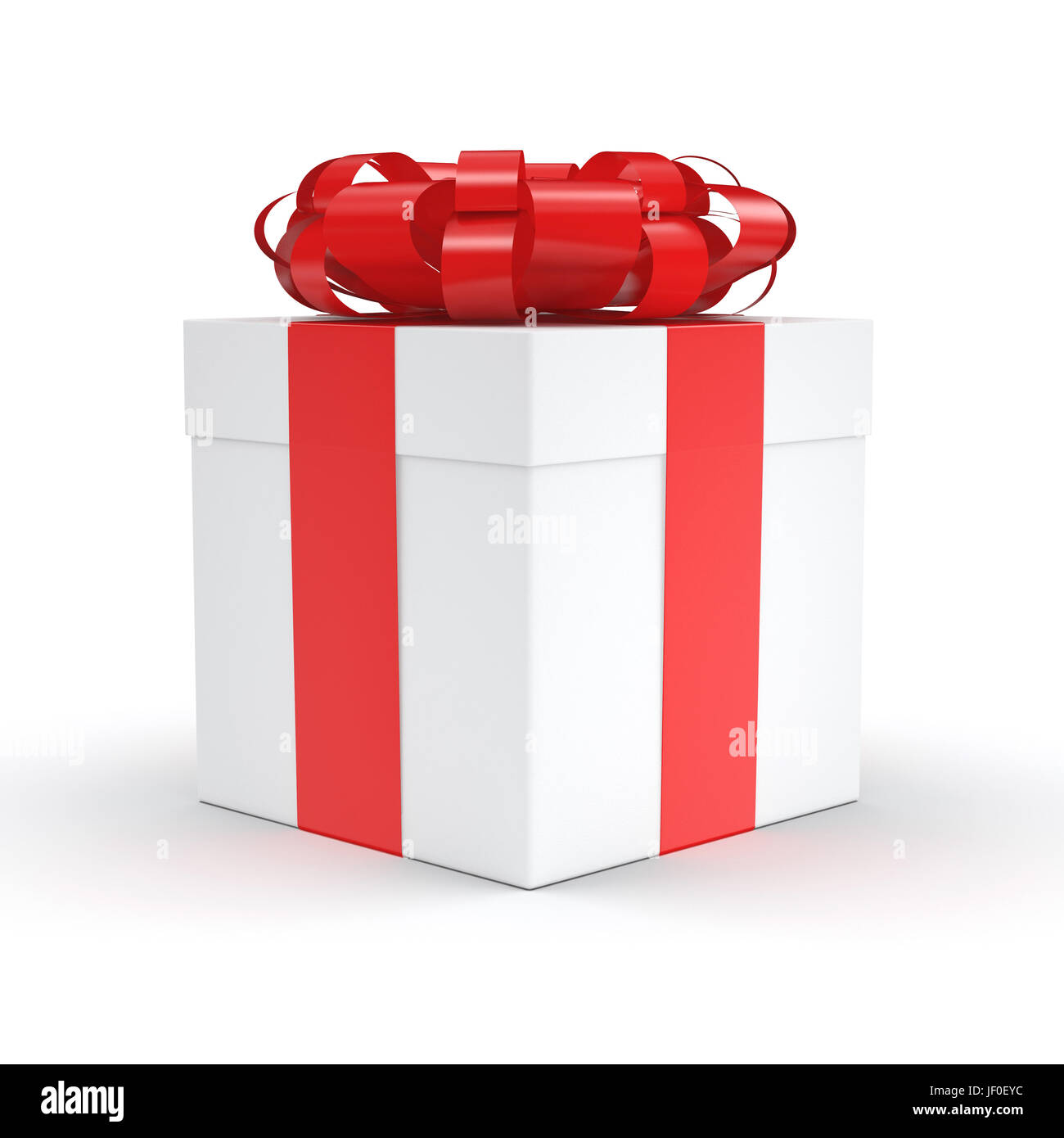 White gift box Stock Photo - Alamy