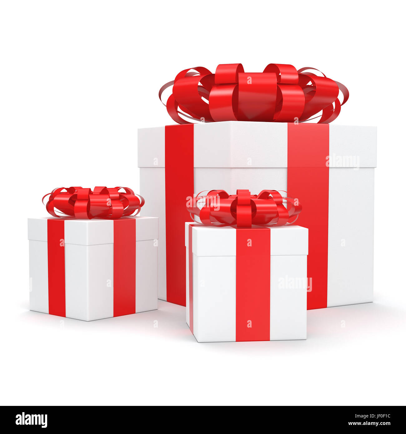 White gift box Stock Photo Alamy