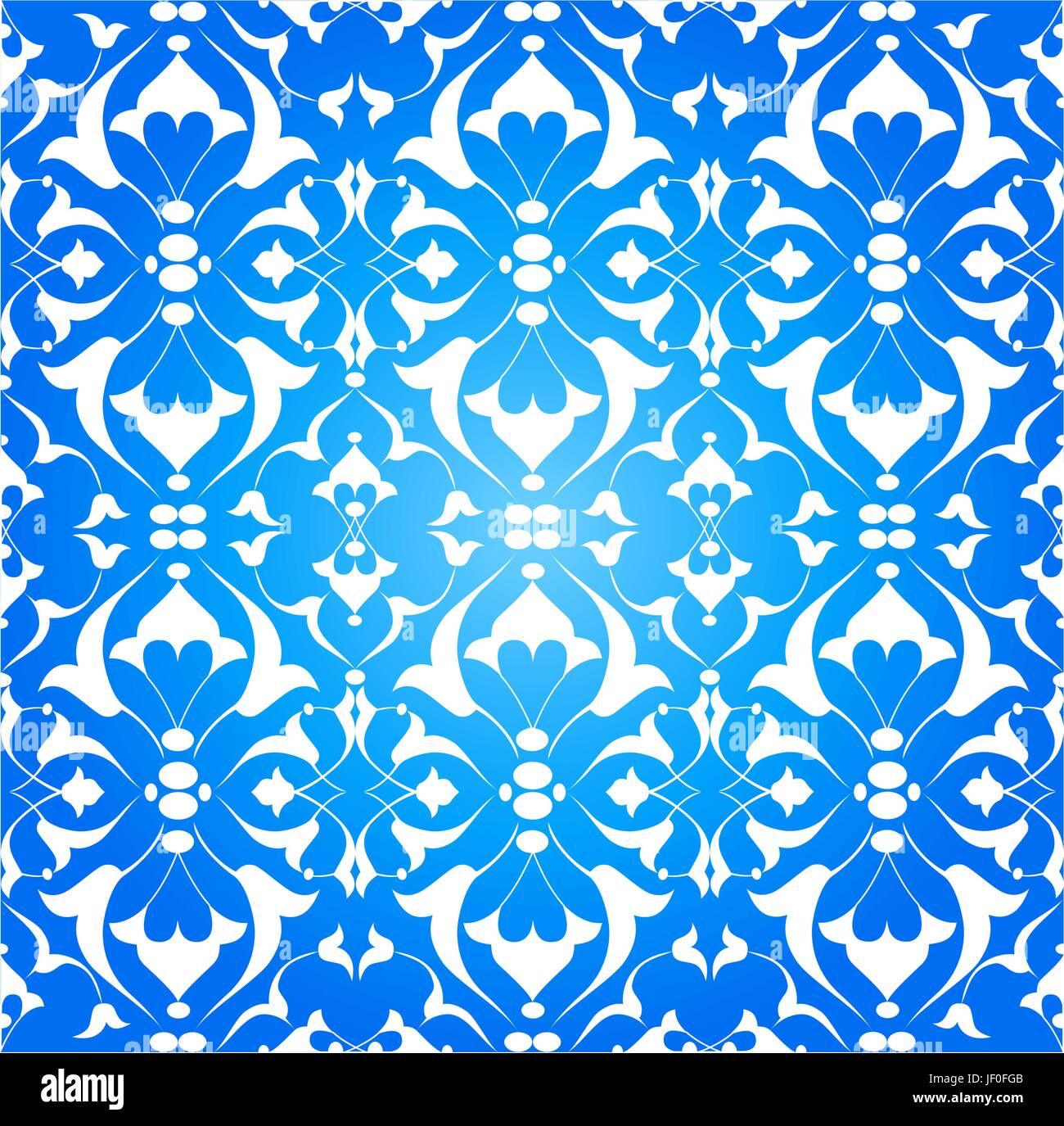 illustration, traditional, islamic, pattern, seamless, oriental, damask