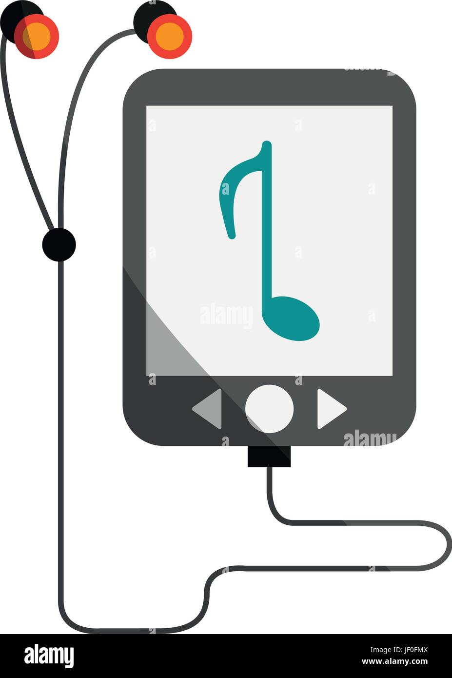 portable music player icon image Stock Vector Image & Art - Alamy