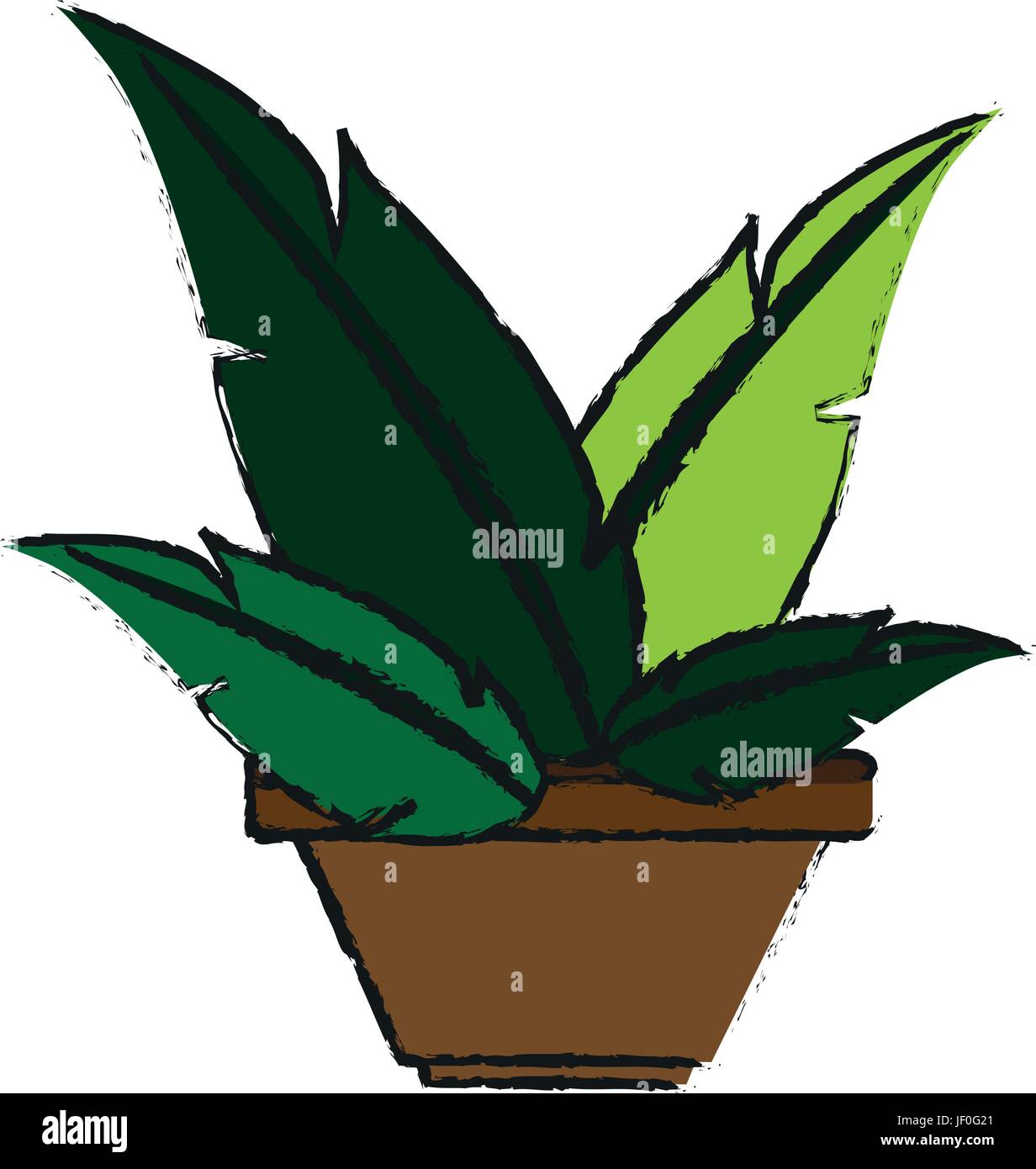 plant in pot icon image Stock Vector Image & Art - Alamy