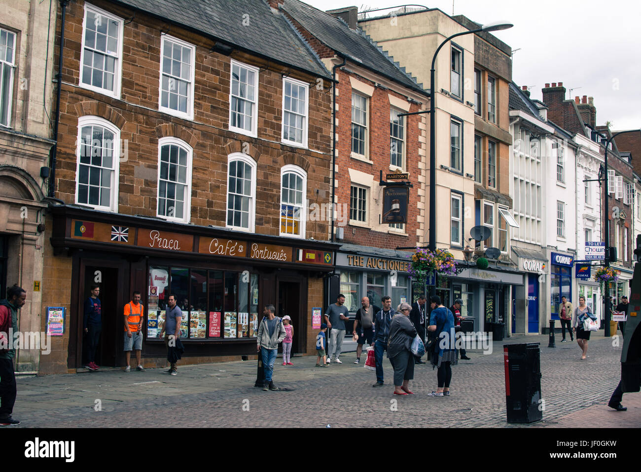 Northampton Town Centre Stock Photos & Northampton Town Centre Stock