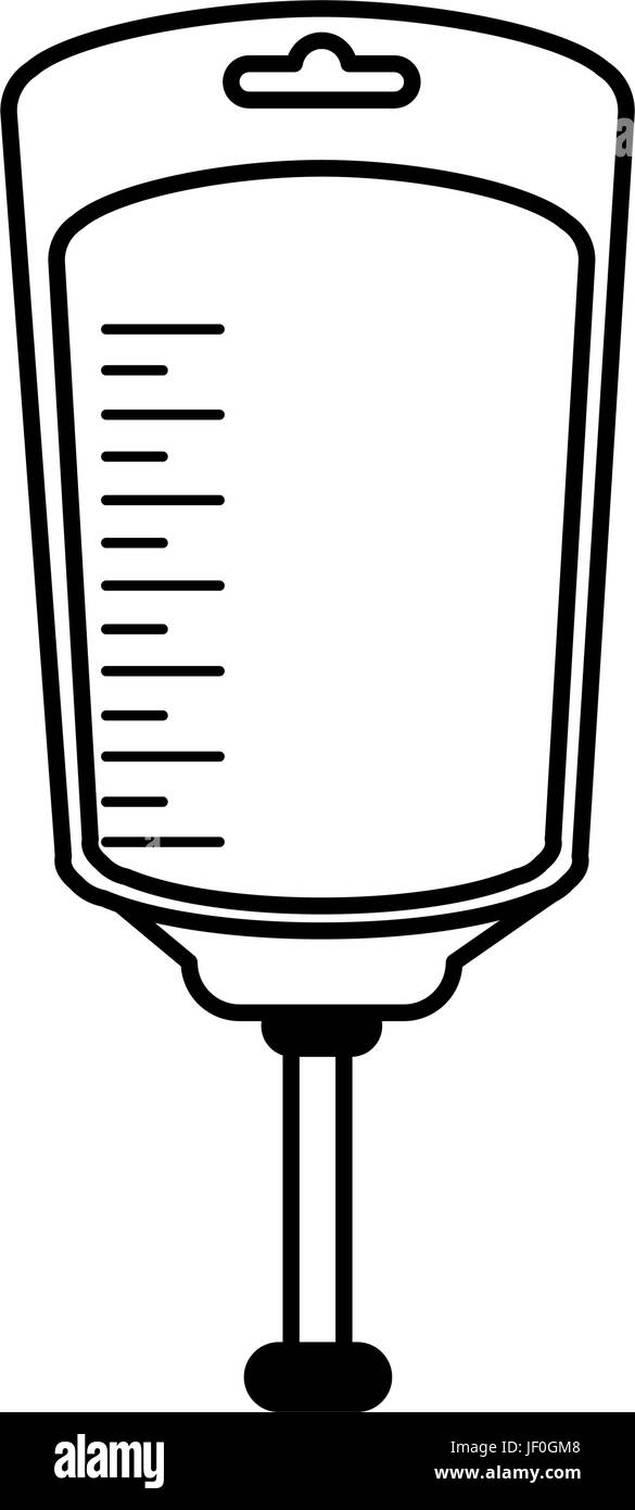 iv bag icon image  Stock Vector