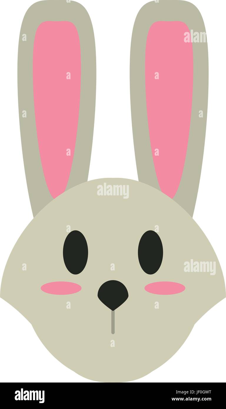 cartoon rabbit or bunny icon image Stock Vector Image & Art - Alamy