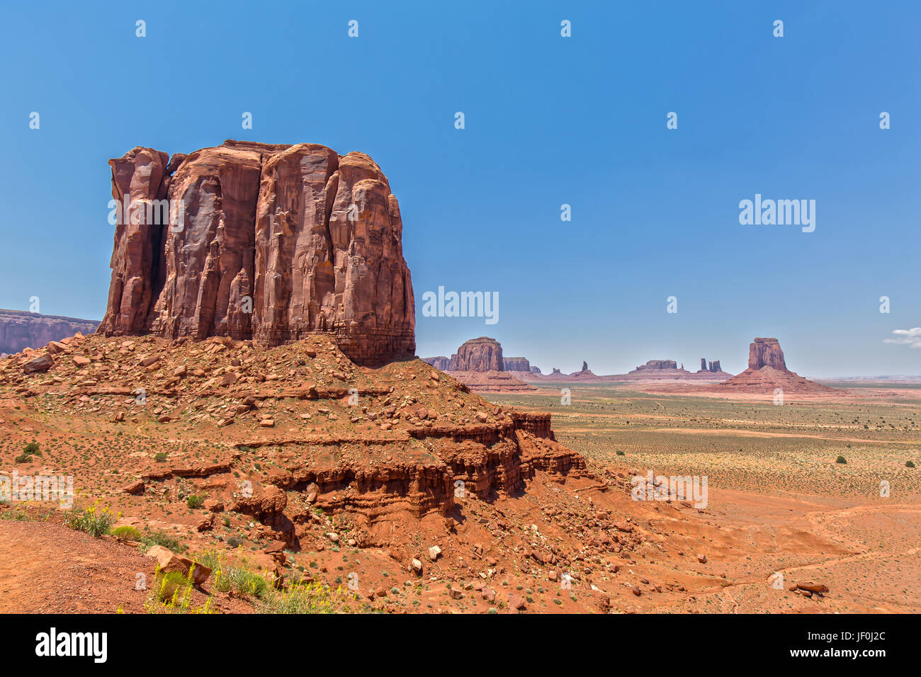 Impression of the Monument Valley Stock Photo
