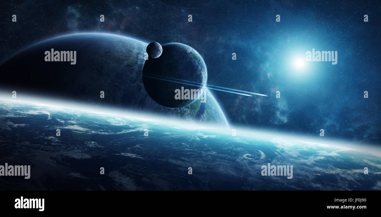 3d solar eclipse hi-res stock photography and images - Alamy