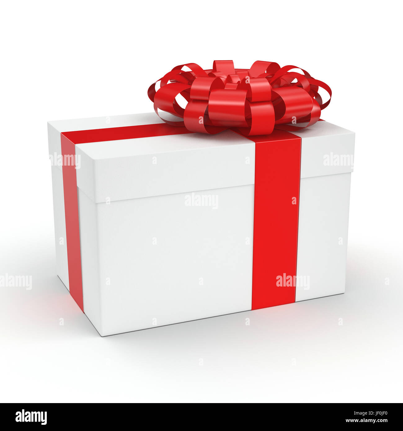 White gift box Stock Photo - Alamy