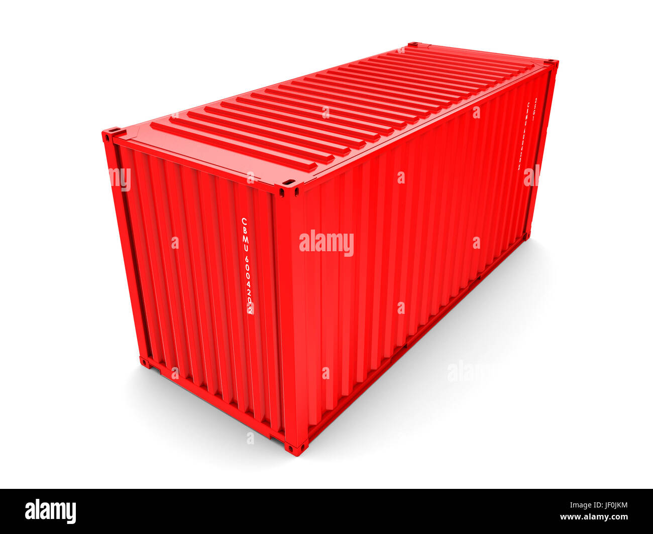 Isolated cargo container Stock Photo Alamy