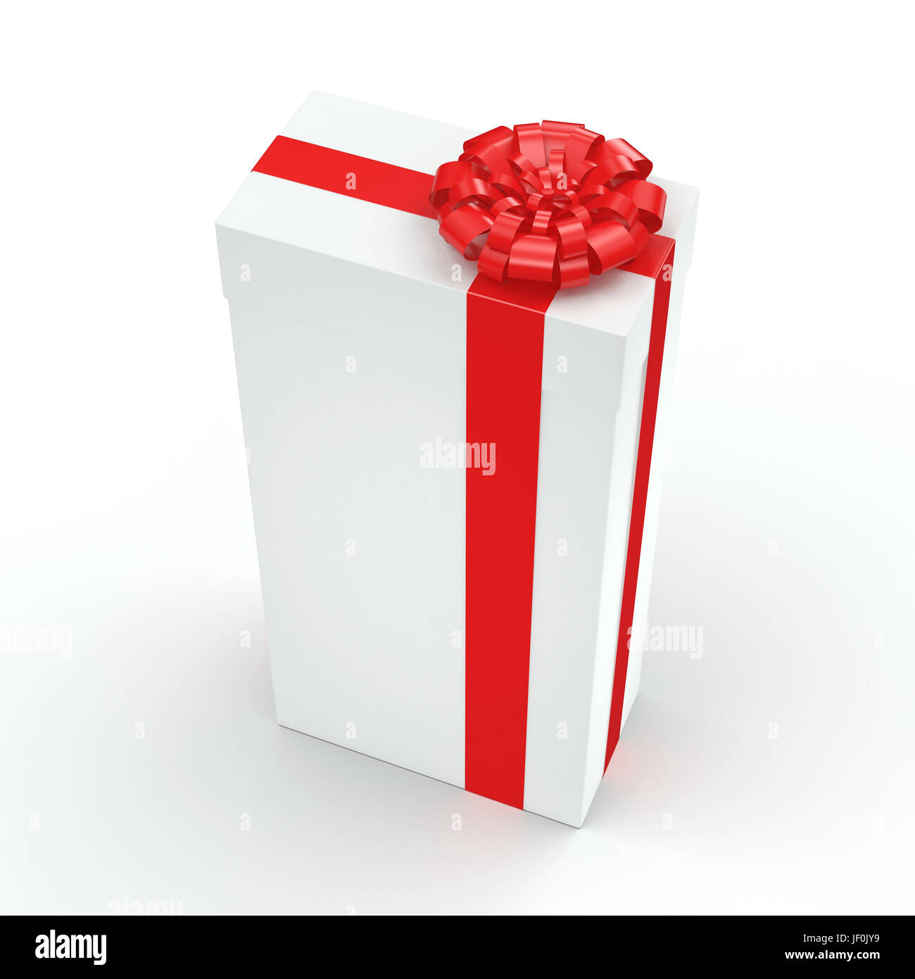 White gift box Stock Photo - Alamy