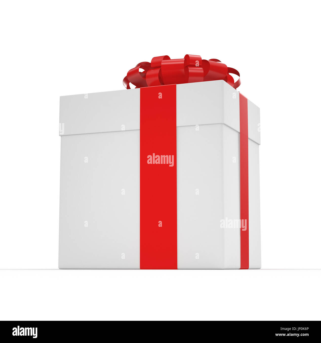 White gift box Stock Photo - Alamy