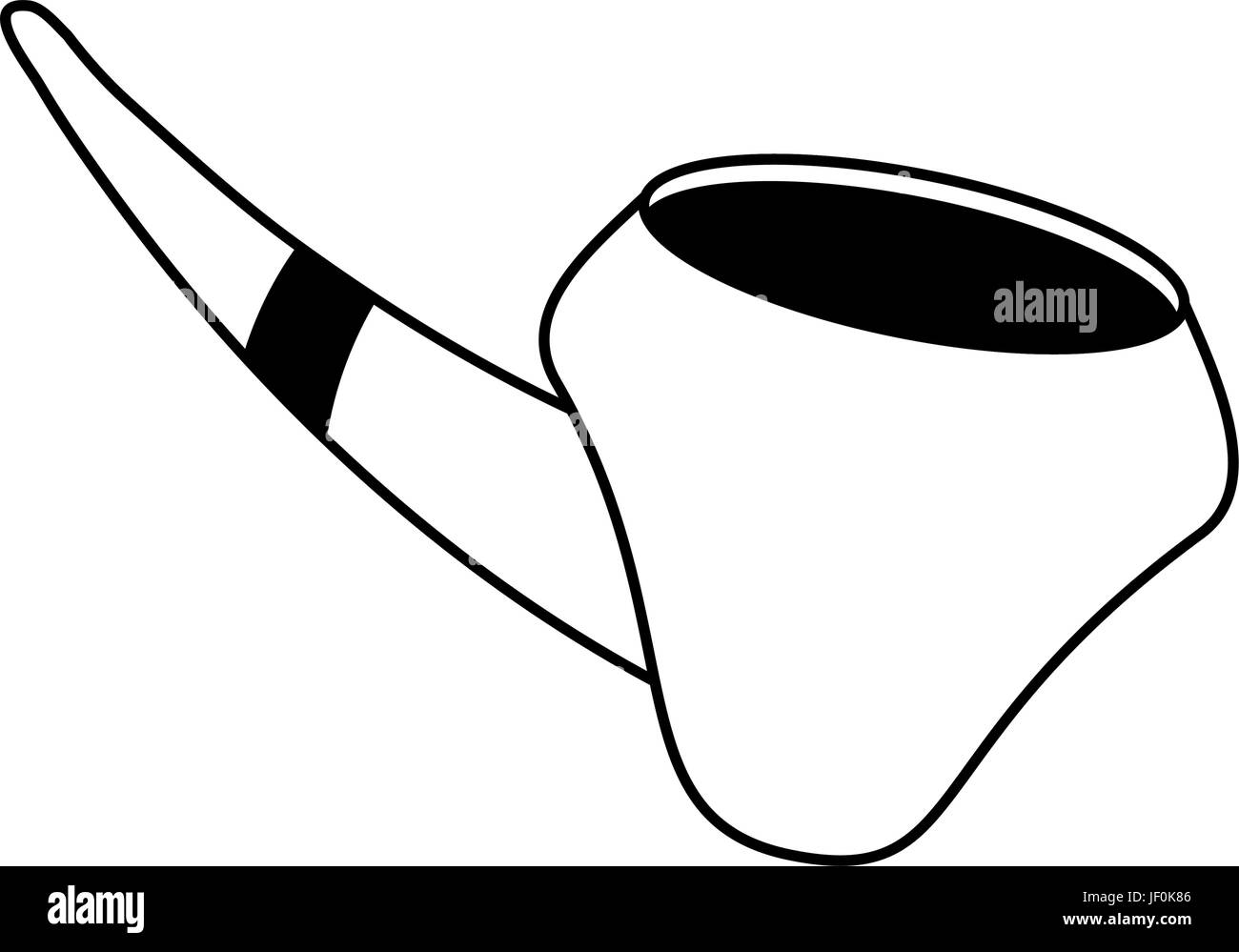 smoking pipe icon image  Stock Vector