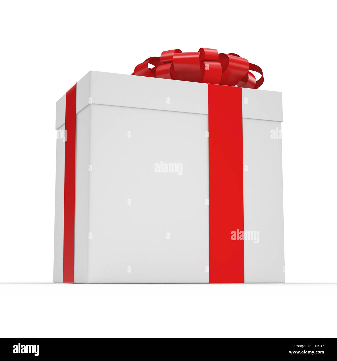 White gift box Stock Photo - Alamy