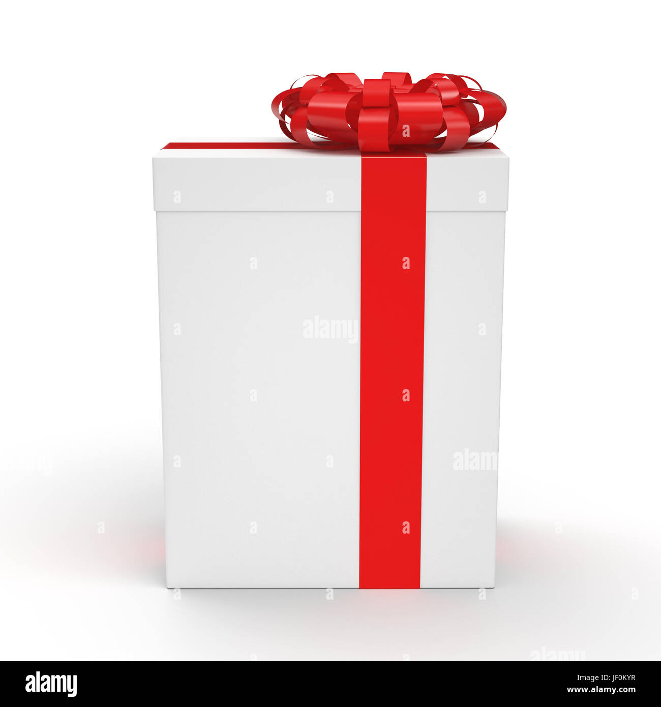 White gift box Stock Photo - Alamy