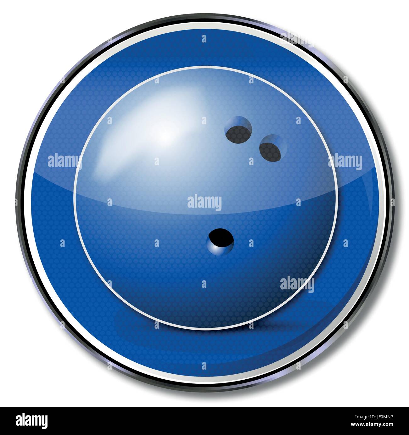 sign with bowling ball Stock Vector Image & Art Alamy