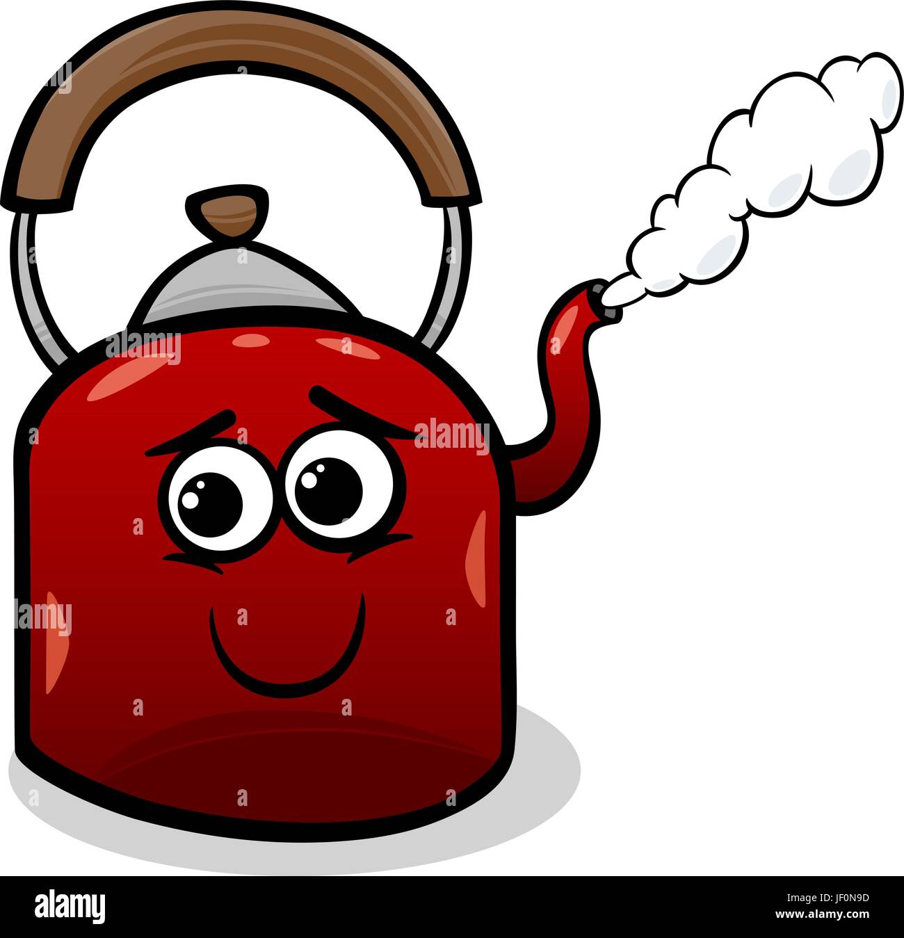 Cartoon boiling kettle hires stock photography and images Alamy