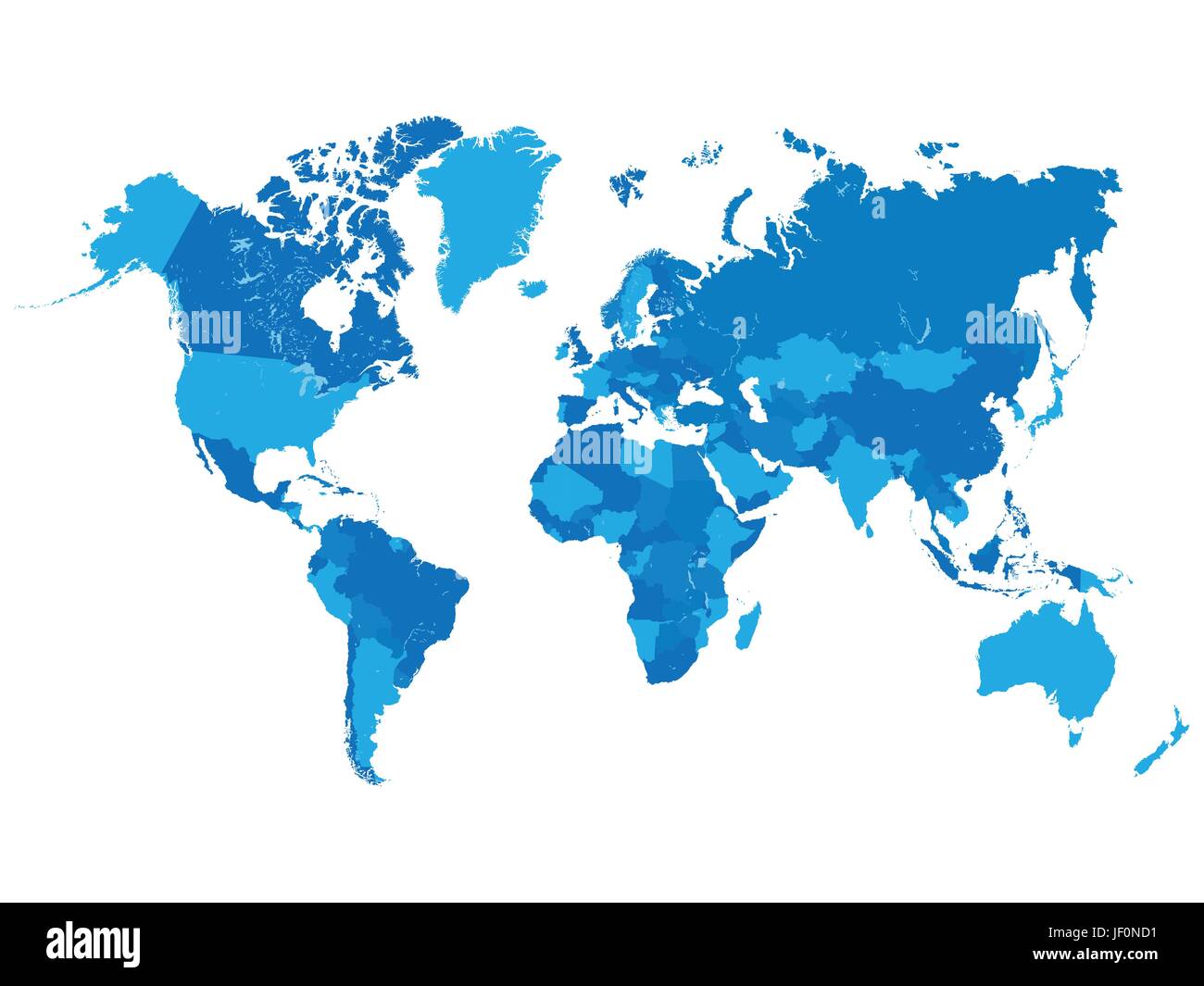 world map illustration Stock Vector