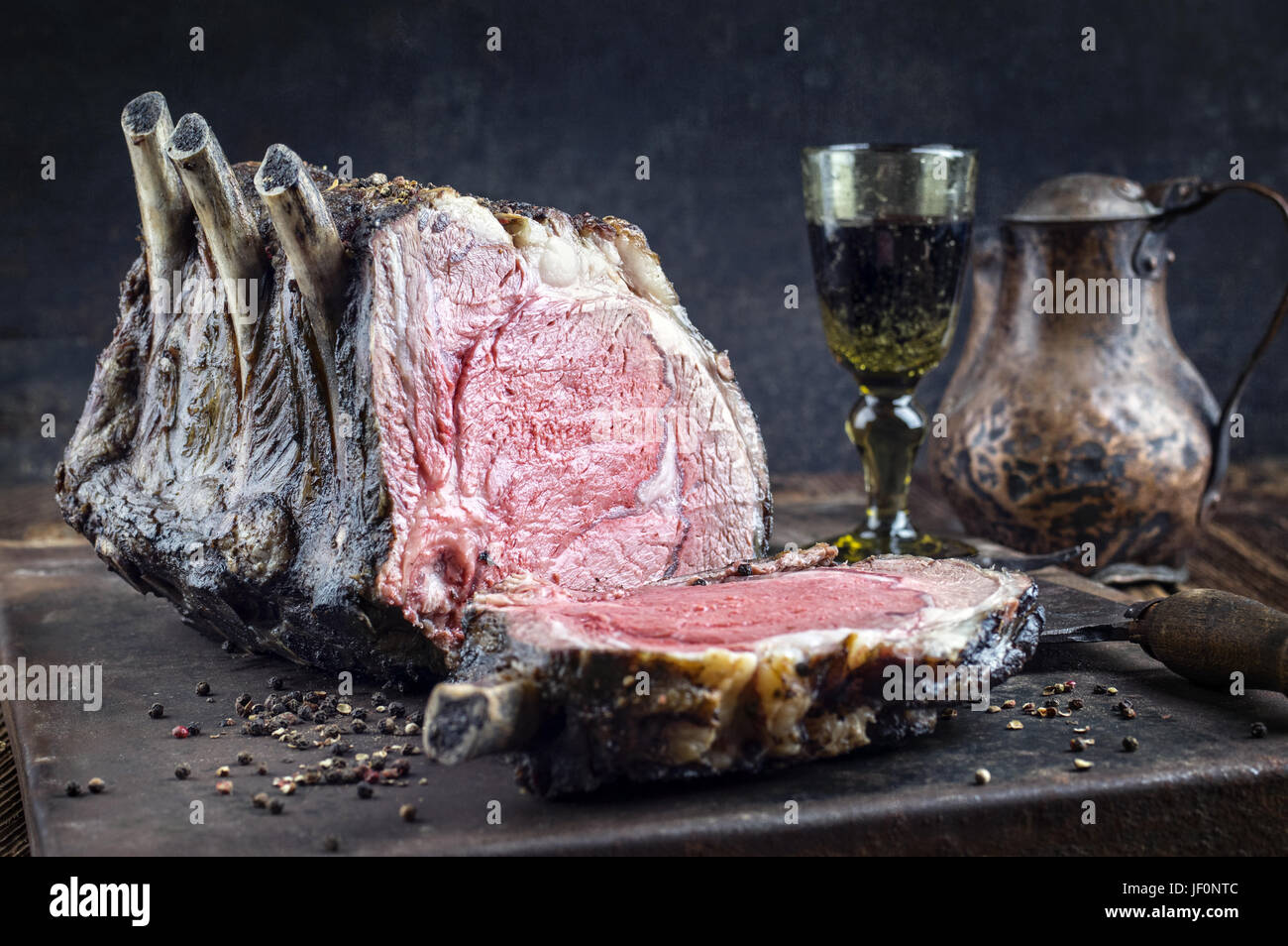 Dry Aged Barbecue Cote De Boeuf Stock Photo - Alamy
