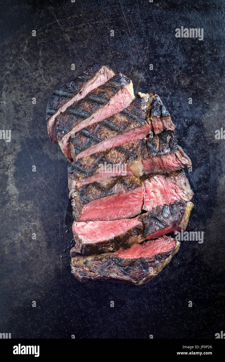 Dry Aged Barbecue Entrecote Double Stock Photo - Alamy